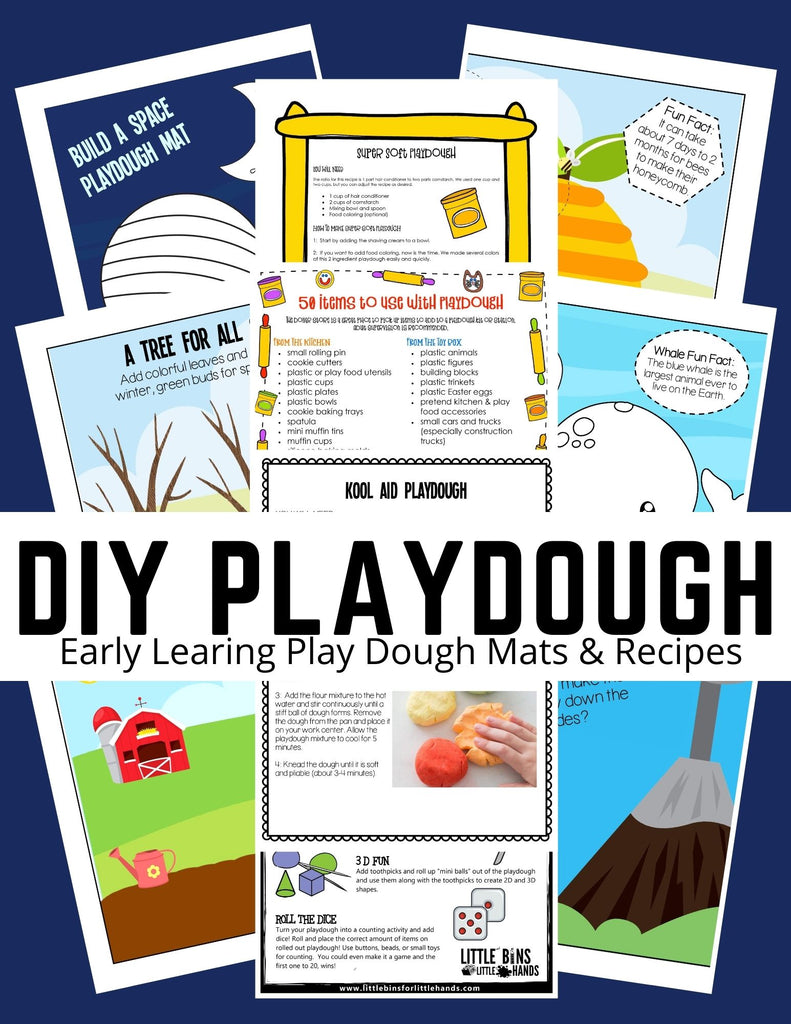 Playdough Recipe Pack – Little Bins for Little Hands